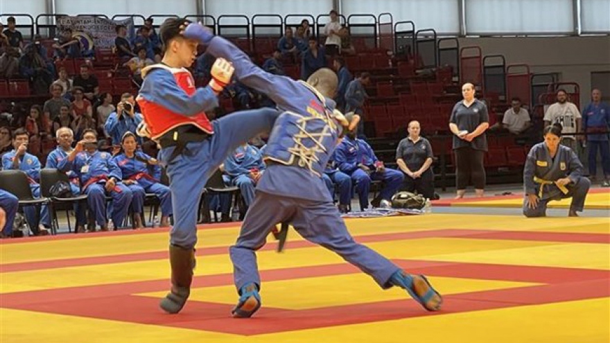 Vietnam wins three gold medals at 6th world vovinam championship